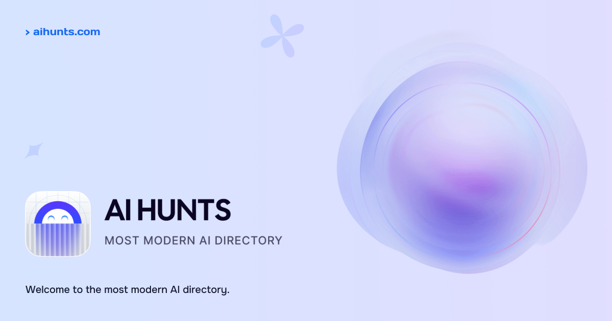 AiHunts | A Modern Ai Tool Directory